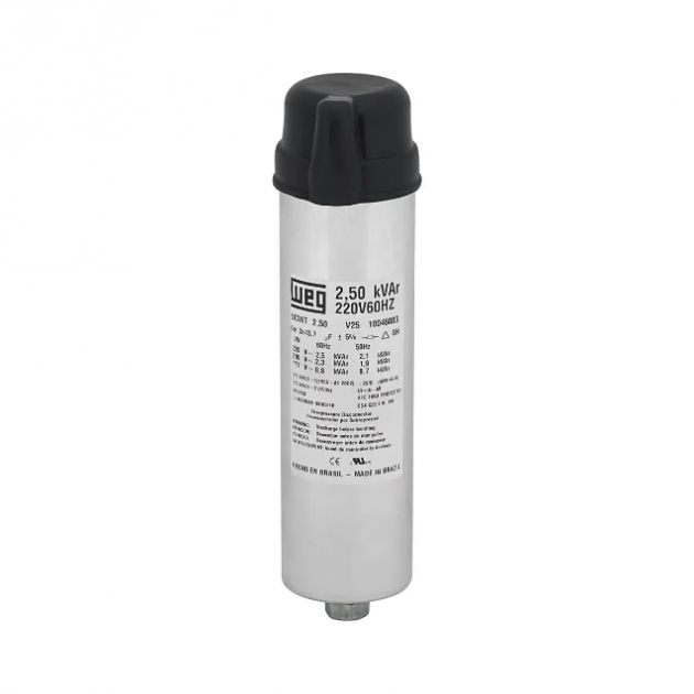 Capacitor Trifásico 0,5Kvar 220V Ucwt0,5V25 L10 (10045998)