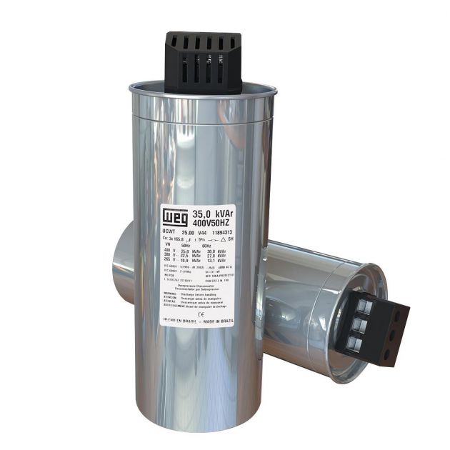 CAPACITOR TRIFÁSICO 25,0KVAR 220V UCWT25V25 S26 (13365111)