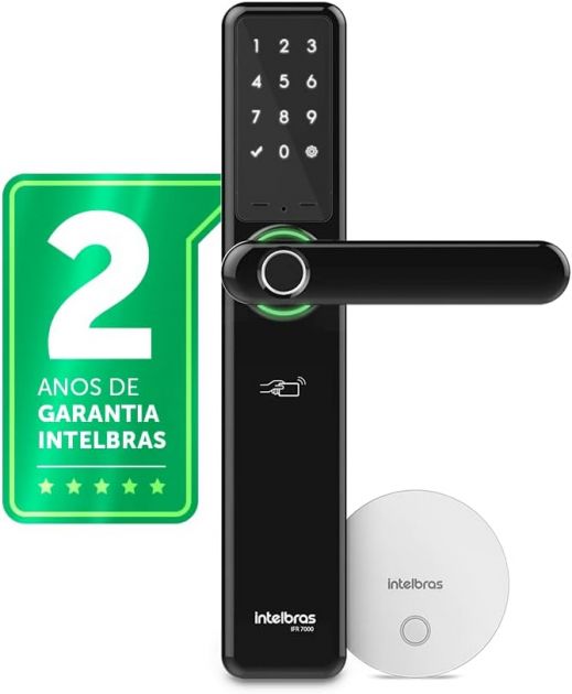 Fechadura Smart de Embutir  IFR 7000+ Preto Intelbras