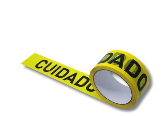 FITA DE ALERTA - CUIDADO 48MM ( ROLO 100 MTS )