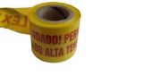 FITA DE ALERTA - PERIGO ALTA TENSAO 48MM ( ROLO 100 MTS )