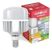 Lâmpada Superled Alta Potência 80w Bivolt 6500k E40 Ourolux