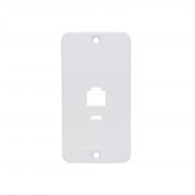 Placa 2X4 P/Cx Pvc .P/ 1Rj45 Br