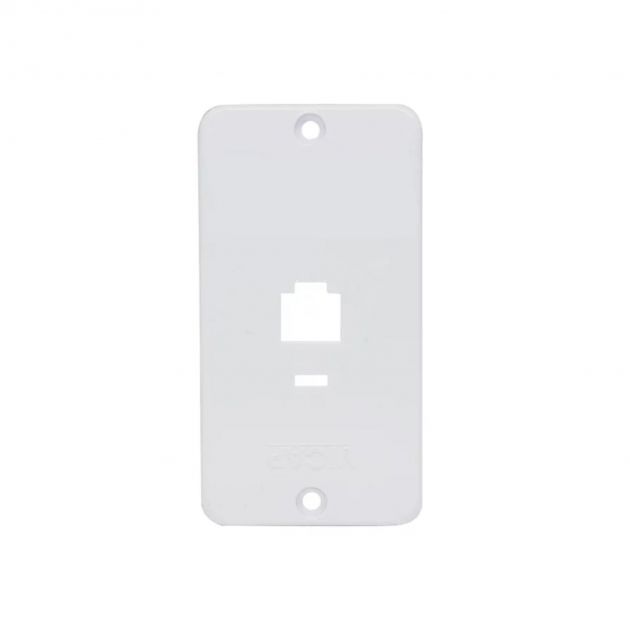 Placa 2X4 P/Cx Pvc .P/ 1Rj45 Br