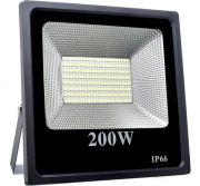 Refletor Projetor Led 200w Preto 6500k Bivolt