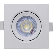 Spot Led 7w 6000k Par20 Branco Frio Quadrado Embutir 